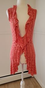 INC International Concepts sleeveless ruffled top